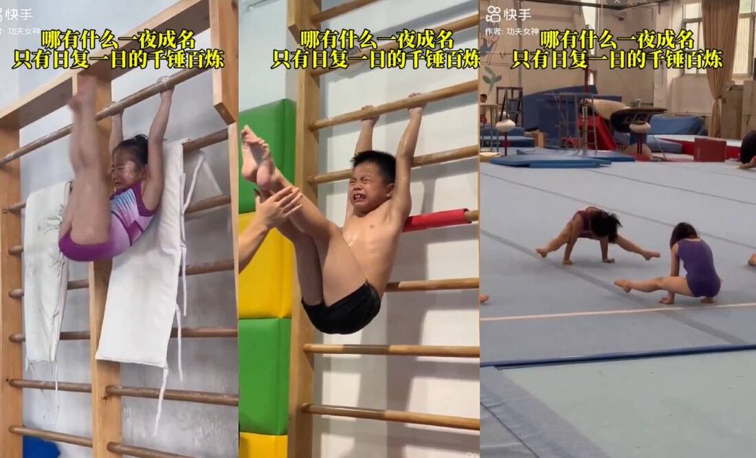 Los atletas chinos comienzan sus entrenamientos desde los cuatro años. Foto: Especial