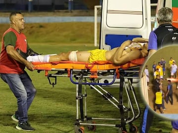 ¡Lamentable hecho en el futbol brasileño! Policía hiere de bala a portero tras discusión en partido