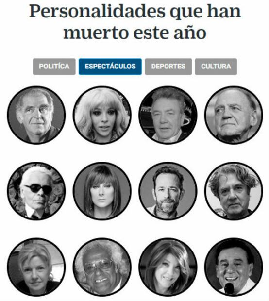 10 famosos mexicanos que murieron en 2019