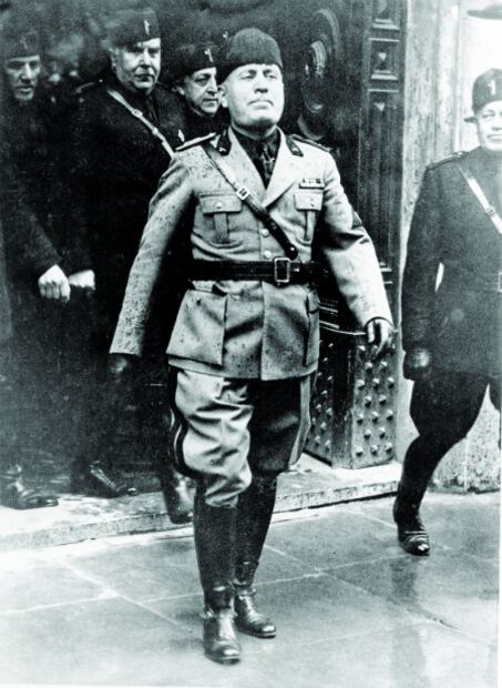 Benito Mussolini, el dictador italiano que murió colgado junto a su amante