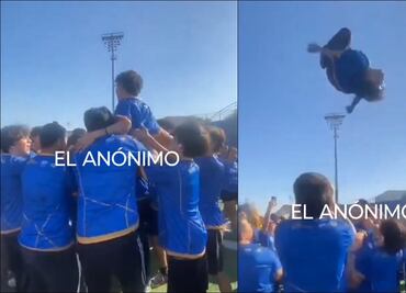 Estudiante sufre una fuerte caída durante una activación deportiva en casa de los Auténticos Tigres