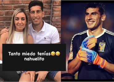 Nahuel Guzmán es atacado por esposa de Esteban Andrada: 'Cag*n, put.. y sucio'