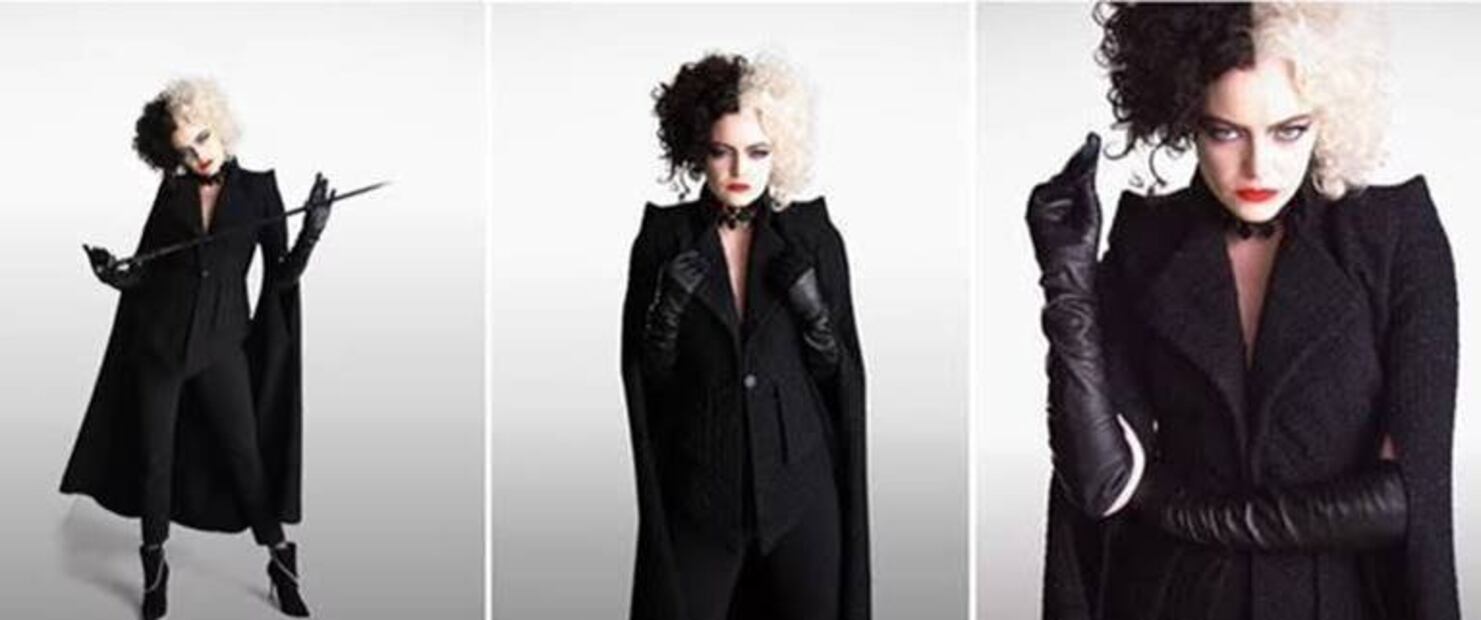 10 fotos de la transformación de Emma Stone como Cruella de Vil