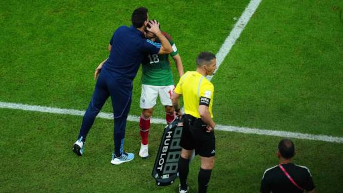 Lionel Scaloni, durante el México vs Argentina del Mundial Qatar 2022. Foto: Imago7