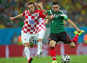 La Selección Mexicana le hizo temblar las piernas a Luka Modric en Mundial de Brasil 2014