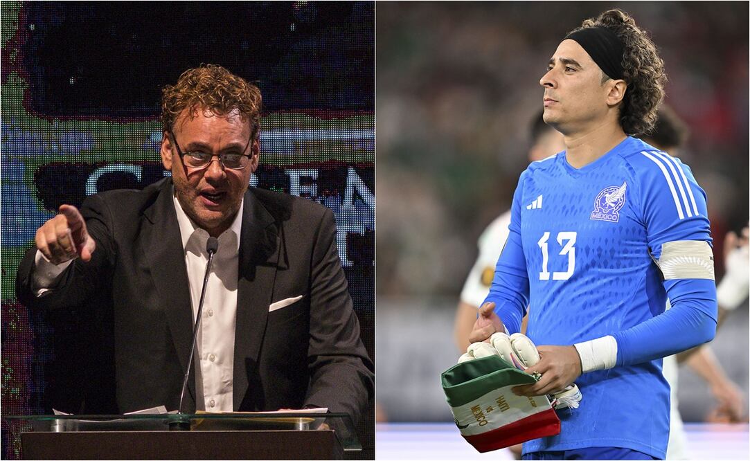 David Faitelson en un simposio y Guillermo Ochoa con Selección Mexicana / FOTO: Imago7