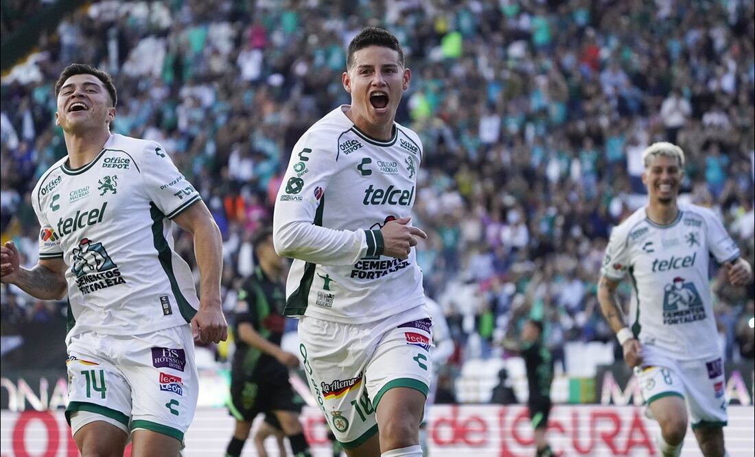 James Rodríguez celebra su anotación ante los Bravos. FOTO: Imago7