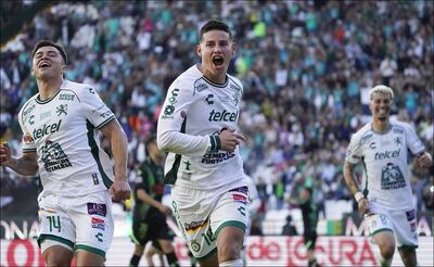 James Rodríguez celebra su anotación ante los Bravos. FOTO: Imago7