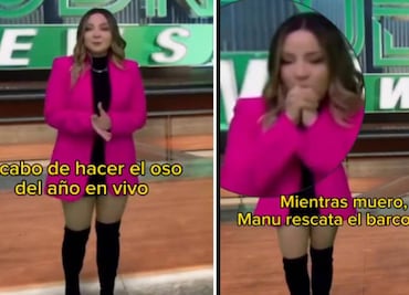 Conductora de TUDN hizo un 'Lolita Ayala' en plena transmisión en vivo