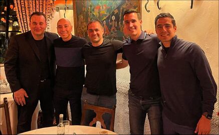 ¿Cena entre americanistas? David Faitelson se reunió con el técnico de las Águilas, André Jardine