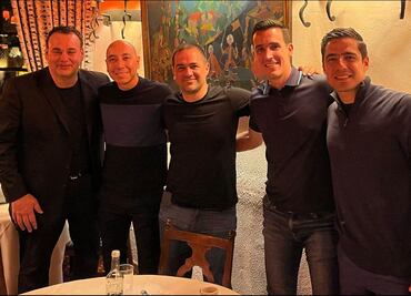 ¿Cena entre americanistas? David Faitelson se reunió con el técnico de las Águilas, André Jardine