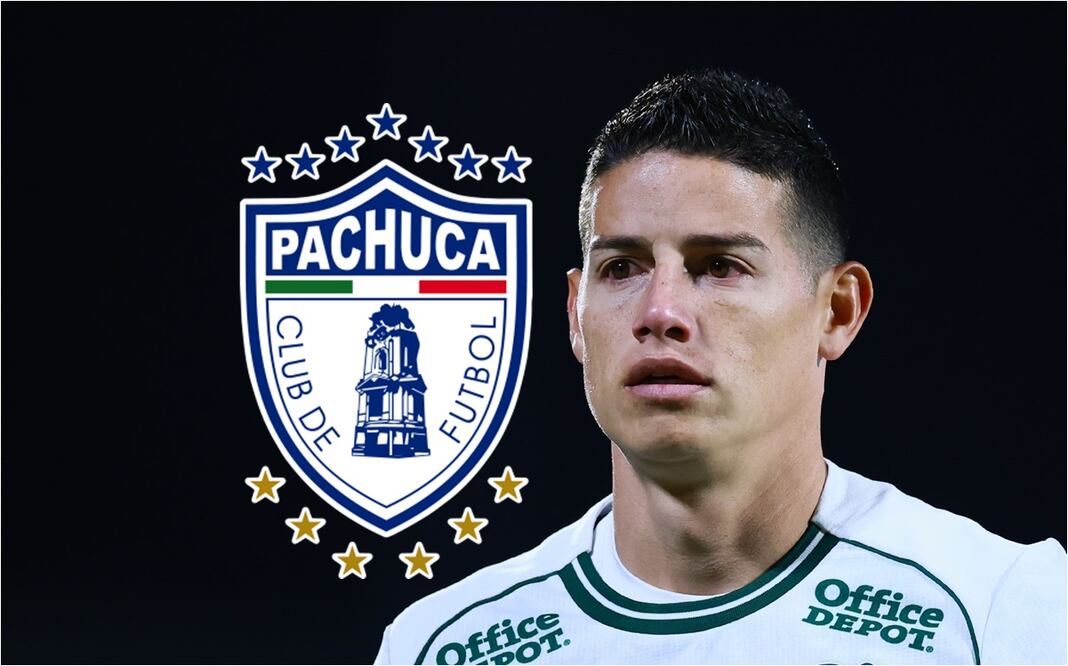 FOTO: James Rodríguez llegaría al Pachuca para el Mundial de Clubes; los Tuzos van por dos estrellas más