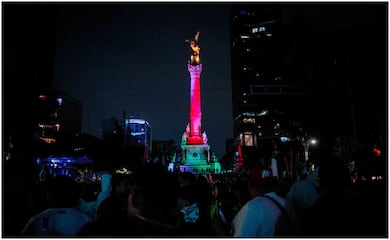 El Ángel de la Independencia se llenó de casi 400 mil aficionados tras victoria de México ante Corea del Sur