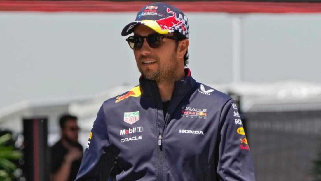 Así chocó Checo Pérez con un pájaro. Fuente: Formula 1.