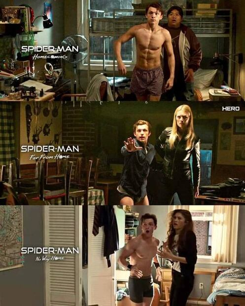 Las escenas más atrevidas de los superhérores de Marvel en sus películas