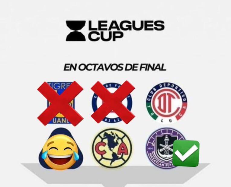 Cruz Azul es victima de los memes tras su eliminación. Foto: Especial.