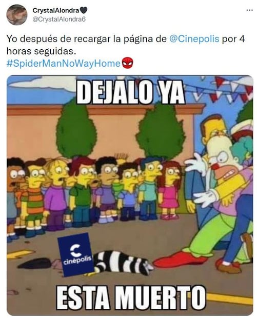 Los 10 mejores memes de “Spider-Man: No Way Home” y su fallida preventa