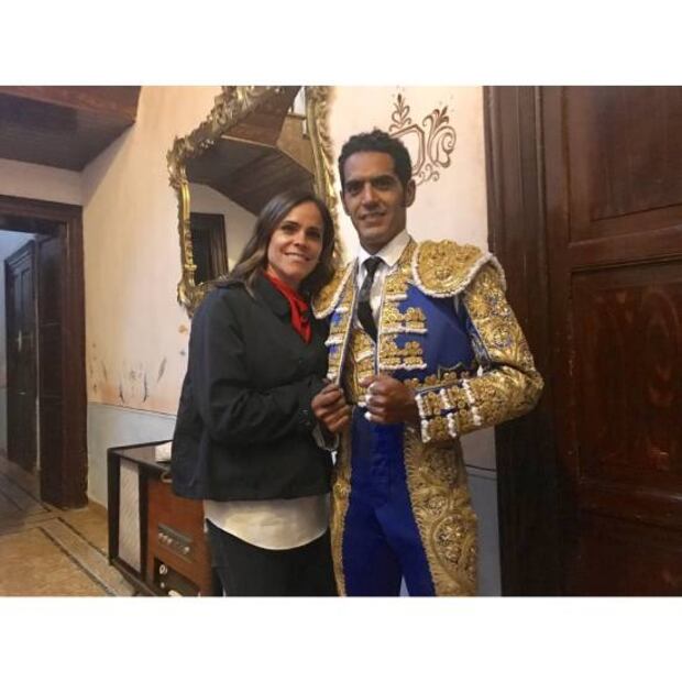 Claudia Quijas estuvo casada con el torero Ignacio Garibay. Foto: Especial