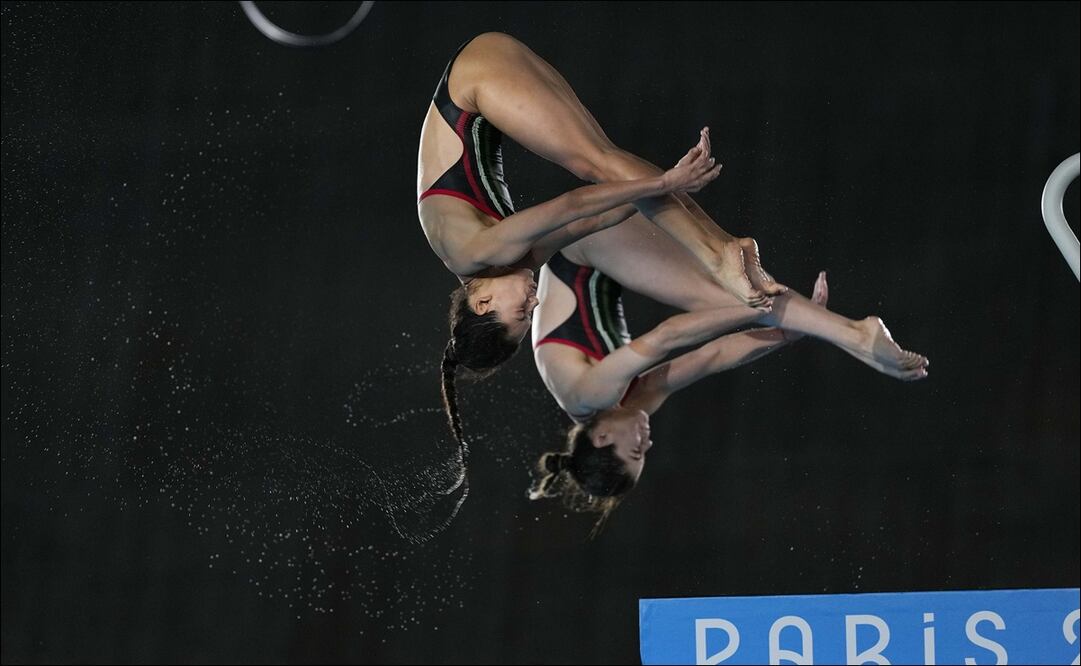 Alejandra Orozco y Gabriela Agúndez tendrán acción en la plataforma de 10m en Paris 2024. FOTO: AP