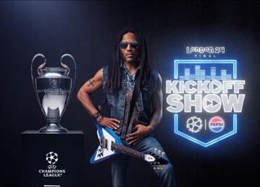 Lenny Kravitz hará vibrar la Final de la Champions previo al choque entre el Real Madrid y el Dortmund