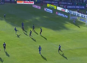 Así fue el golazo de Carlos Rotondi que abrió el marcador para Cruz Azul frente al Necaxa