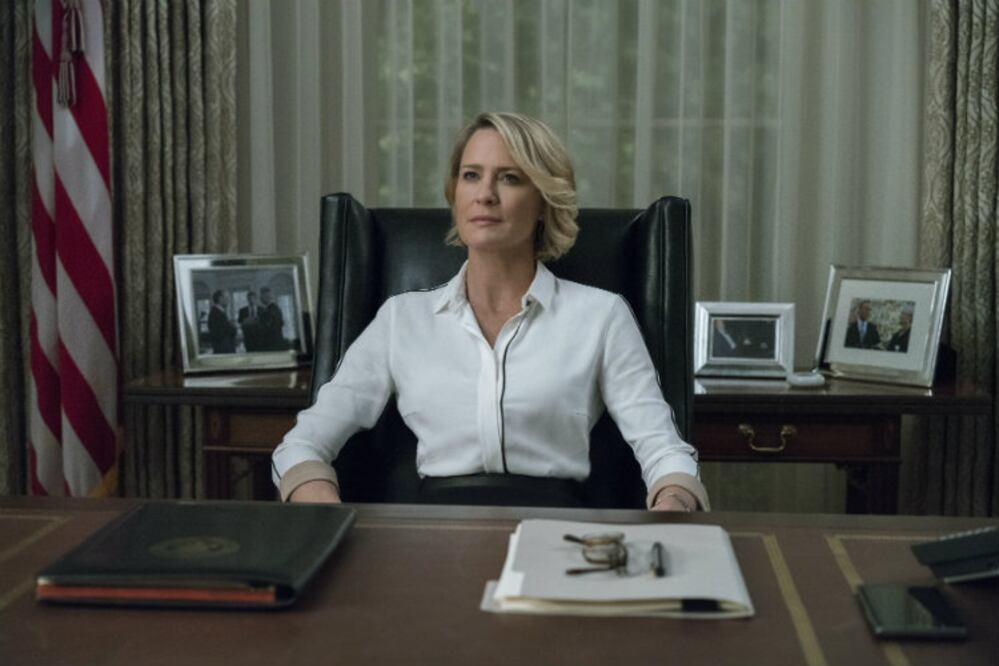 Claire Underwood será la Presidente de los Estados Unidos en la sexta y última temporada de esta serie, pero además, la actriz que la interpreta, Robin Wright, ha dirigido 9 episodios. (Foto: Cortesía Netflix)