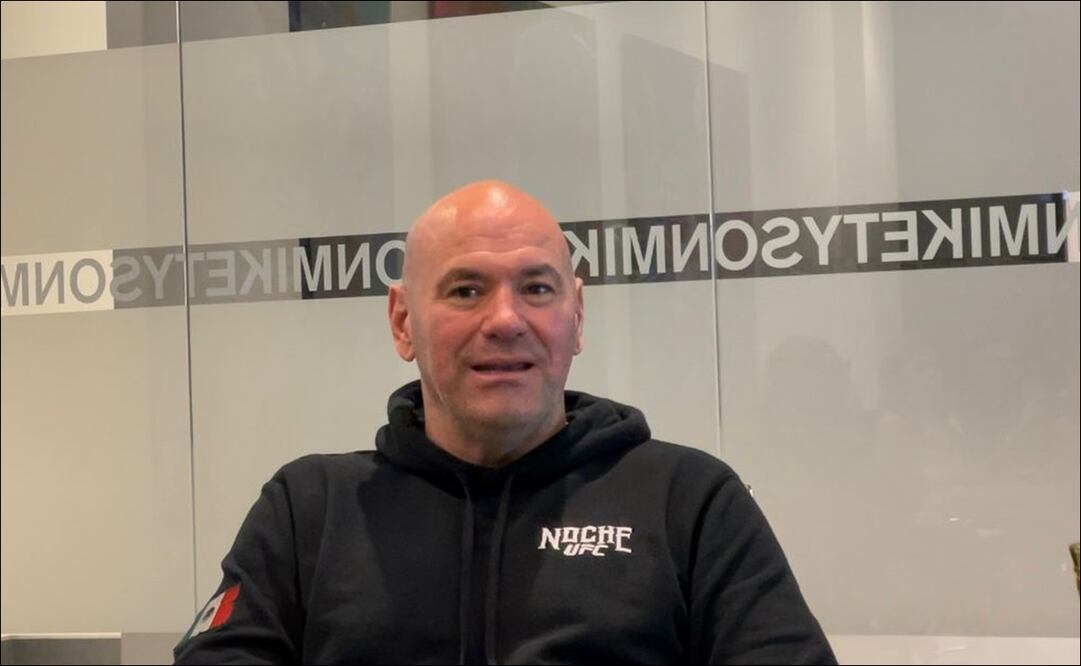 El presidente de la UFC se rindió ante México y lo honra en Las Vegas con cartelera tricolor / FOTO: Miguel Flores - EL UNIVERSAL