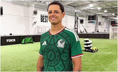 Javier Hernández vuelve a vestir la camiseta de la Selección Mexicana: "Se me metió una basurita en el ojo"