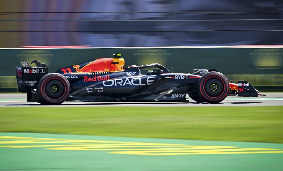 Checo Pérez tuvo una buena participación en la qualy del GP de México. Foto: Imago7