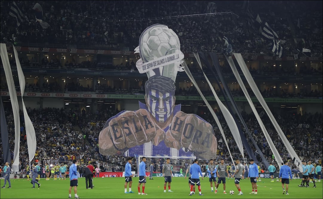 ¡Sencillamente sorprendente! Así fue el recibimiento a Rayados en la final del Apertura 2024 / FOTO: Carlos Mejía - EL UNIVERSAL