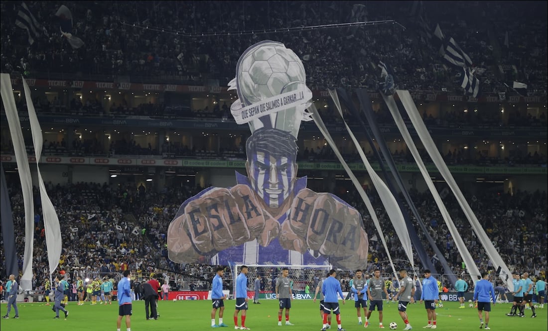 ¡Sencillamente sorprendente! Así fue el recibimiento a Rayados en la final del Apertura 2024 / FOTO: Carlos Mejía - EL UNIVERSAL