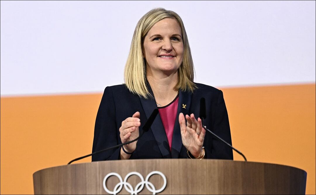 La exnadadora zimbabuense Kirsty Coventry ha sido elegida nueva presidenta del Comité Olímpico Internacional (COI). FOTO: AFP