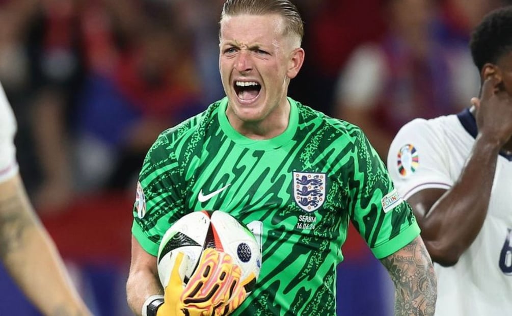 Jordan Pickford se convirtió en el héroe de su equipo. Fuente: Instagram @jpickford1