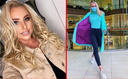 Influencer posa con bikini hecho de cubrebocas y así la critican…