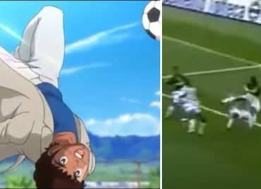VIDEO: Aficionados recordaron el golazo que marcó Álex Aguinaga al estilo de Supercampeones con el Necaxa