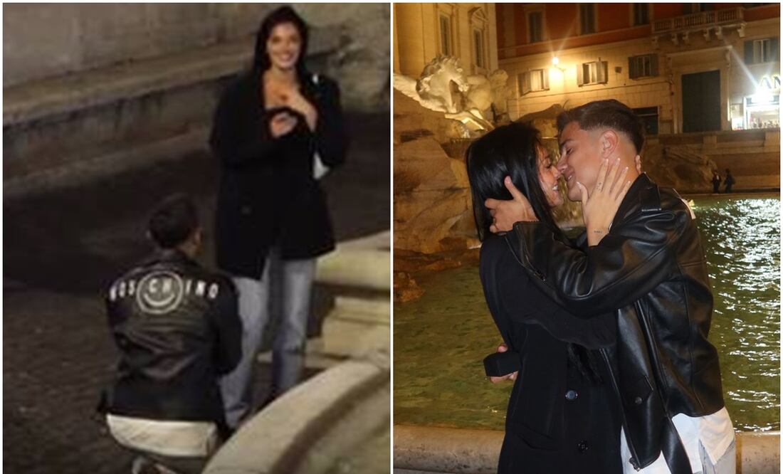 Paulo Dybala en el momento en que le pidió matrimonio a su novia / FOTO: Captura e Instagram @paulodybala