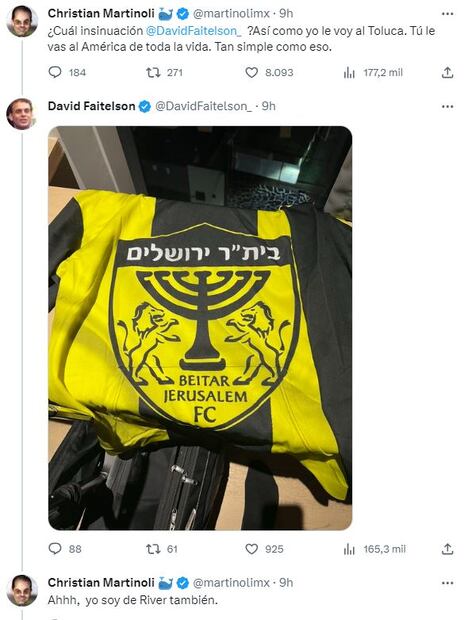 Martinoli tachó de americanista a Faitelson - Especial