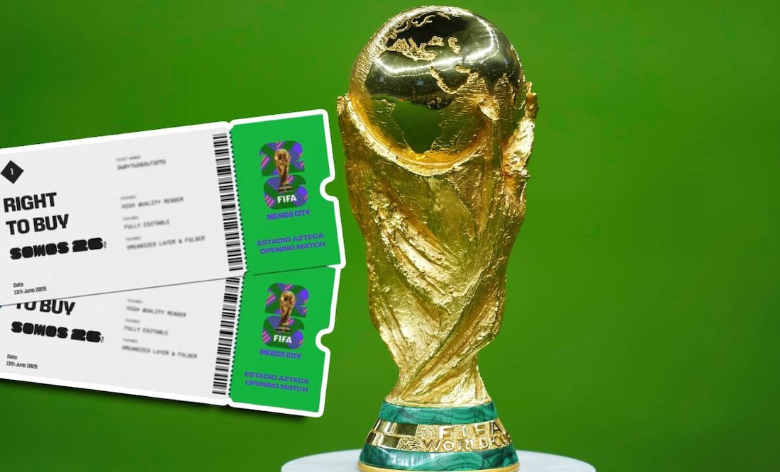 Los boletos para el Mundial 2026 serán digitales en su totalidad. Foto: Especial