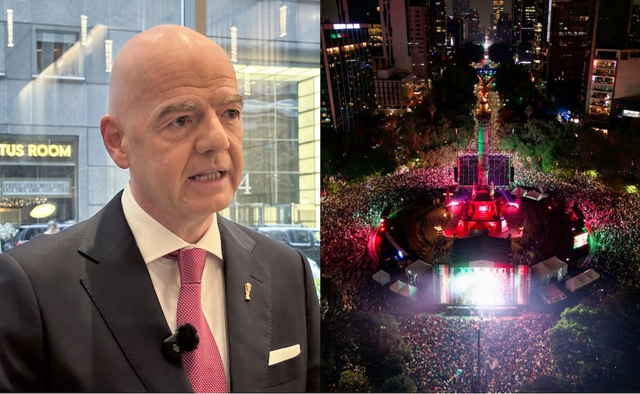 Gianni Infantino lamenta el fallecimiento de cuatro aficionados en la CDMX - Fotos: EFE