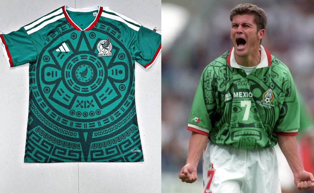La playera que México usará en el Mundial de 2026 está inspirada en la de Francia 98. Foto: Especial
