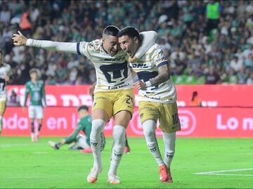 Pumas vino de atrás para remontar y vencer al León y, de paso, meterse en zona de Play-in