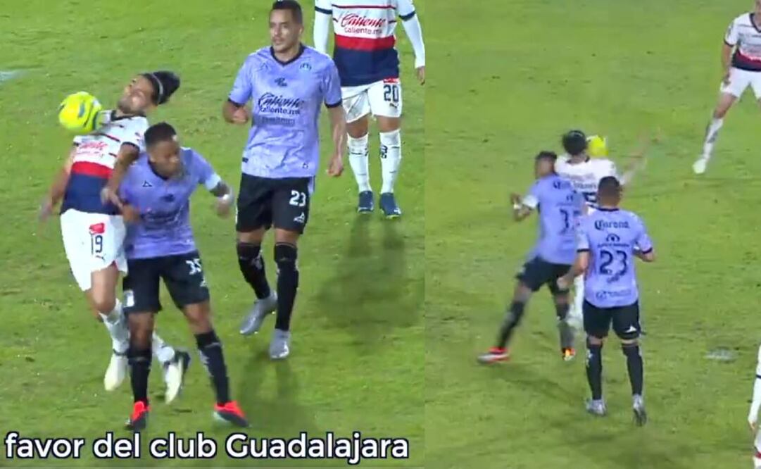 Ricardo Marín recibió un claro empujón dentro del área, pero no se marcó la pena máxima. Foto: Especial