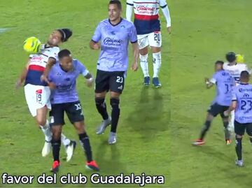 ¿Afectaron a las Chivas? Comisión de Árbitros admitió que el VAR se equivocó en el penalti que no marcaron sobre Marín
