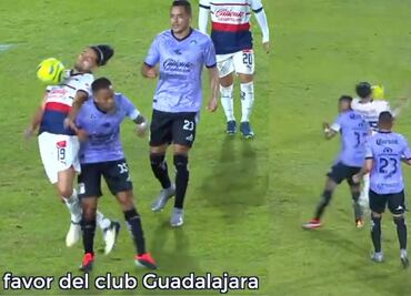 ¿Afectaron a las Chivas? Comisión de Árbitros admitió que el VAR se equivocó en el penalti que no marcaron sobre Marín