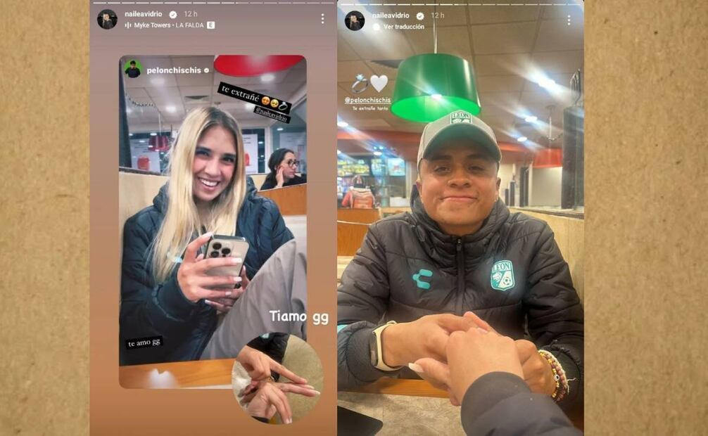 Nailea Vidrio compartió imágenes de su salida con Sebastián Laureano. Foto: Especial