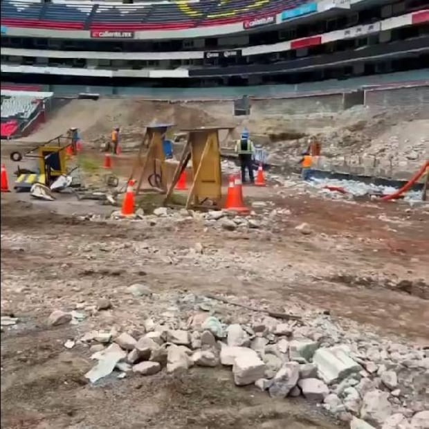 La zona de palcos, incluido el de Emilio Azcárraga Jean, fue demolida. Foto: Especial