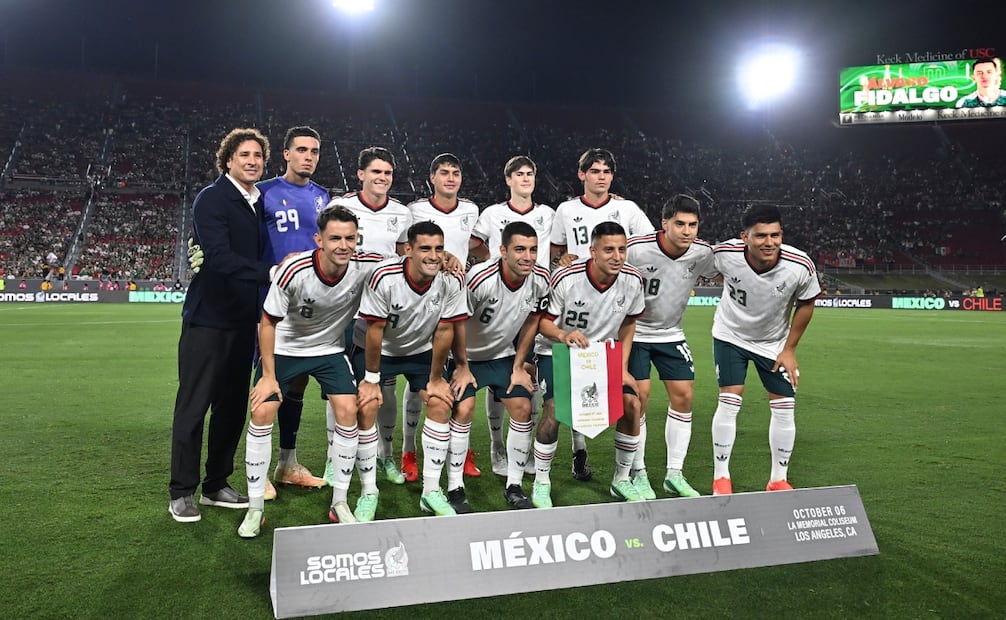 México previo al partido contra Chile / Foto: Imago7
