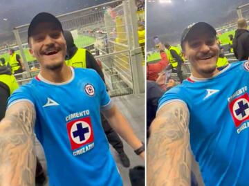 Identifican al aficionado de Cruz Azul que estuvo durante el Inter de Milán vs Barcelona