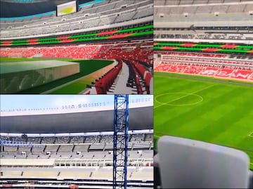 Estadio Azteca: Afición del América explota porque butacas sean rojas y blancas tras remodelación