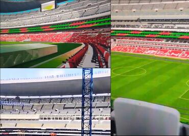 Estadio Azteca: Afición del América explota porque butacas sean rojas y blancas tras remodelación